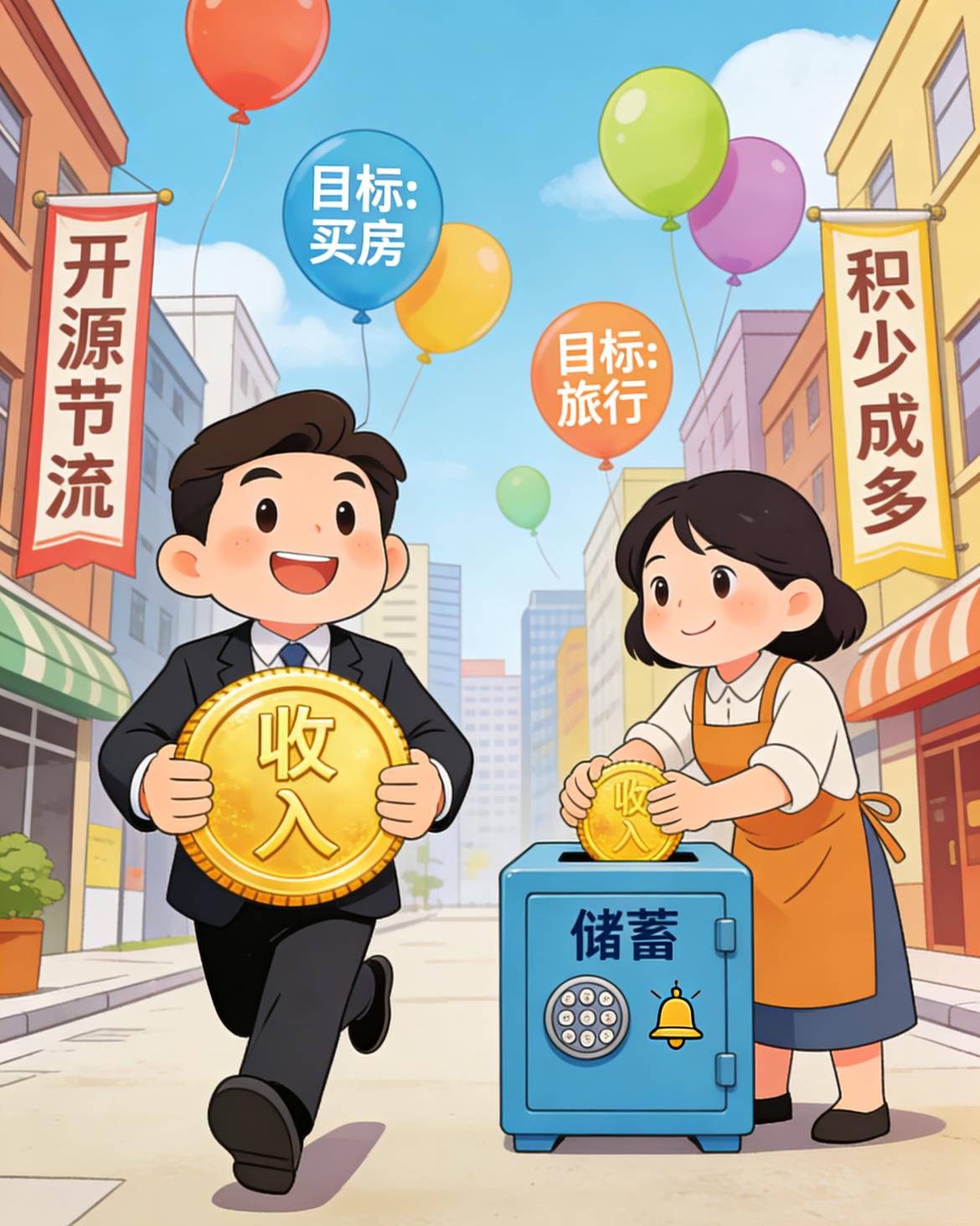 赚钱和存钱，
尽量提前规划，
到35岁的时候就会发现，
因为没提前规划职业方向，