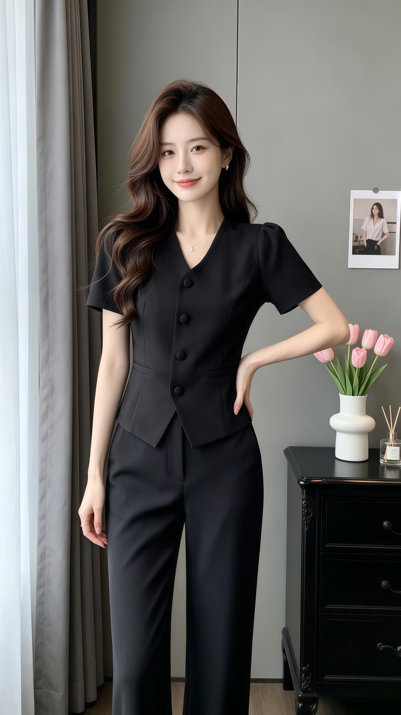 今日气质套装分享 谁穿都显高显瘦的套装 穿搭今天穿什么 ootd穿搭