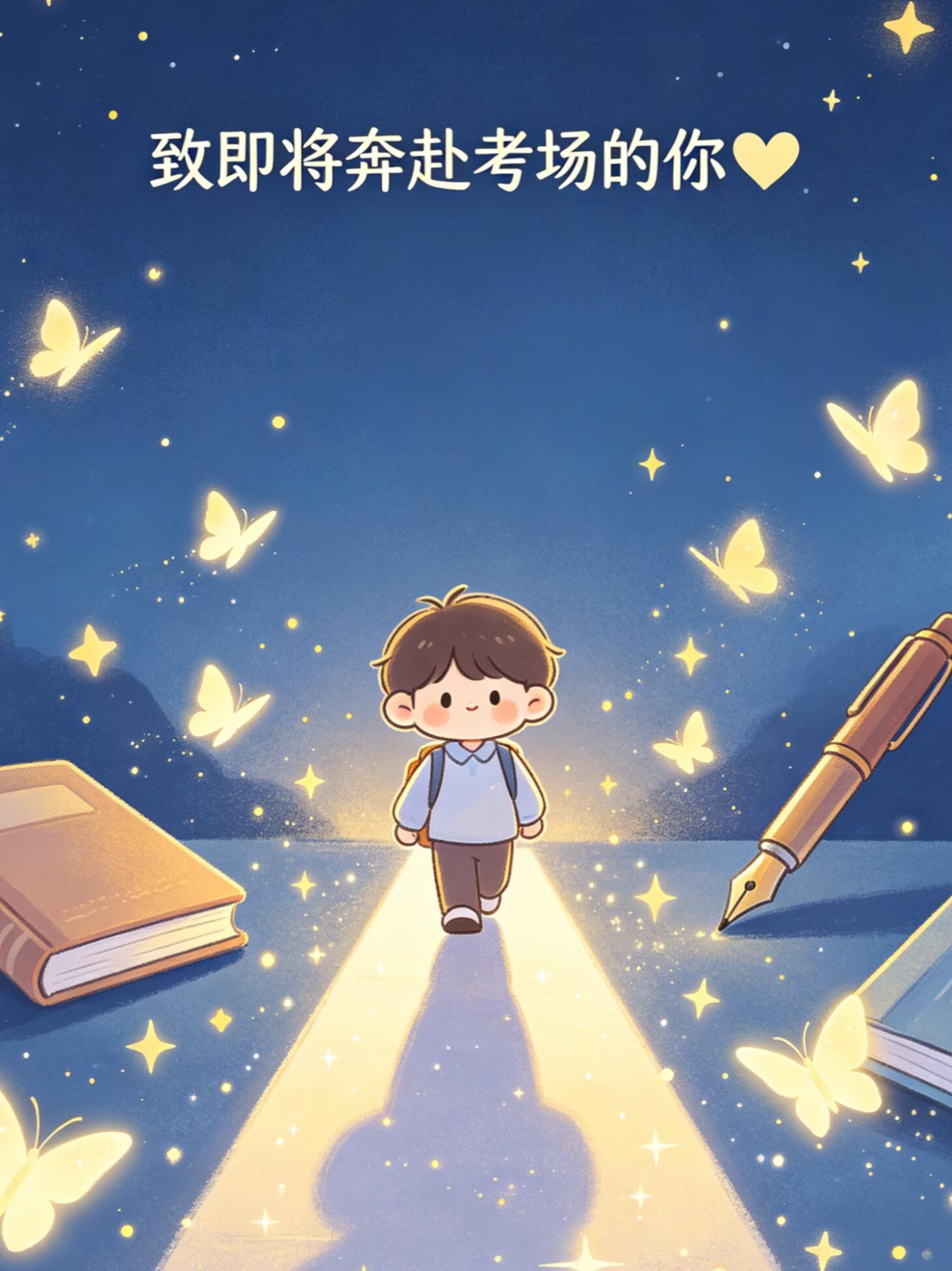 高考倒计时致即将奔赴考场的你💙高考倒计时，写给每一位努力的高三学子心理学上说，