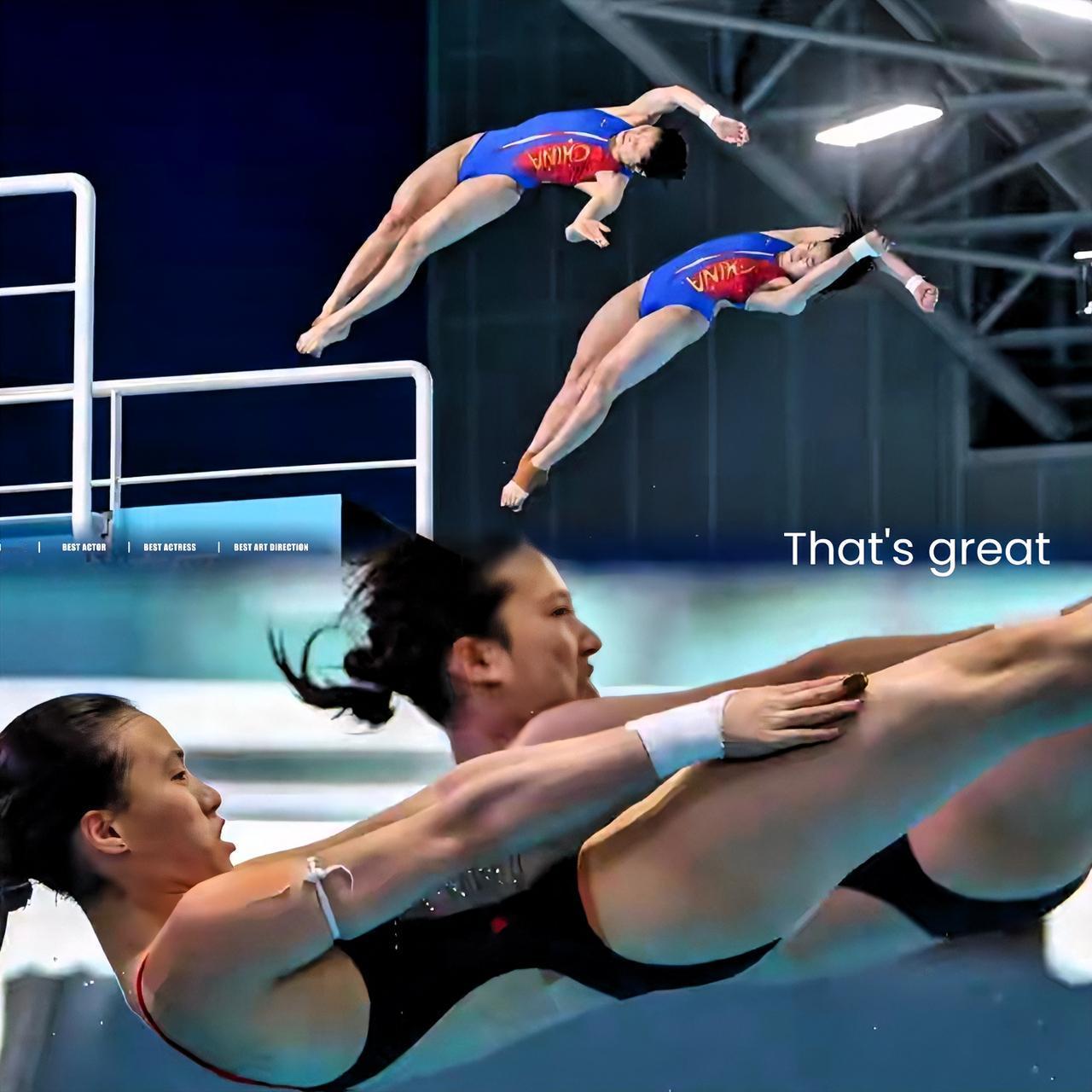 爆冷！全红婵收官战，仅获第完美‮合组汐芋陈
五登顶，双人10米台，神仙打架太刺激