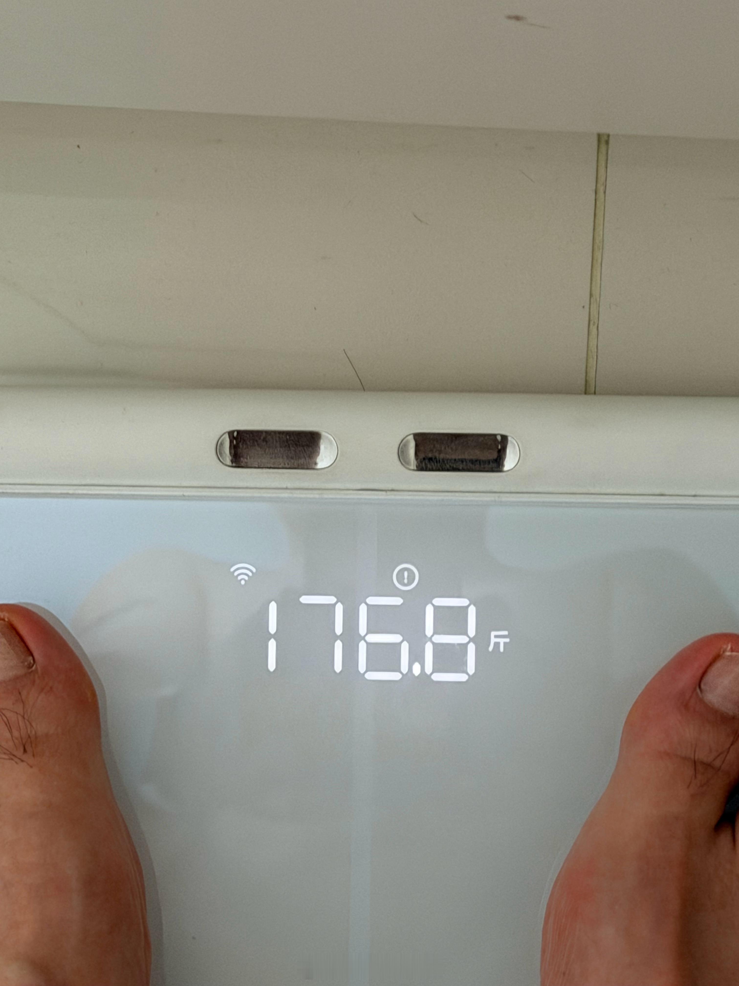 体重近些年最低纪录 ​​​