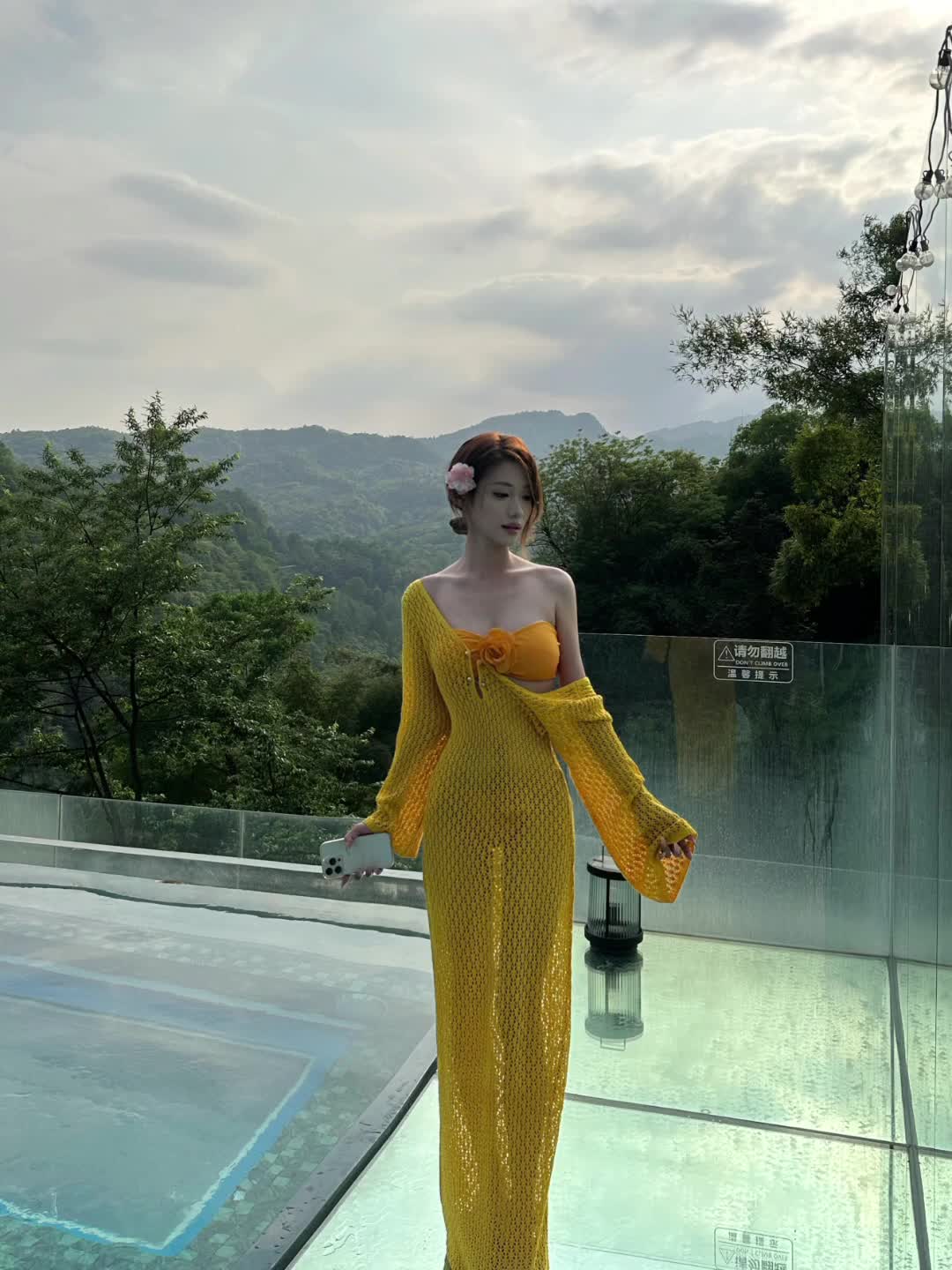 治愈系风景 清纯甜美 户外  ootd穿搭 御姐