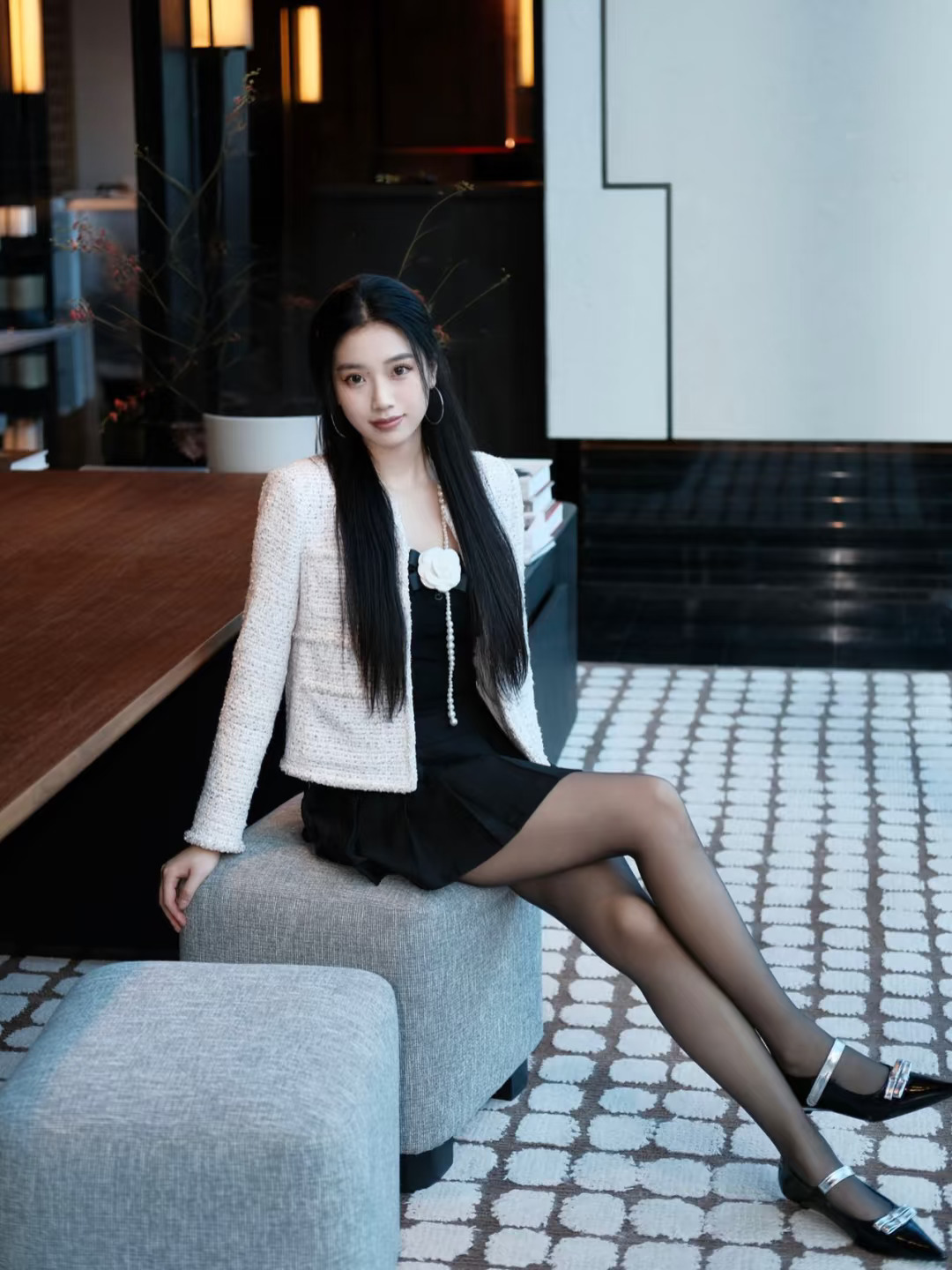 小香风穿出千金感