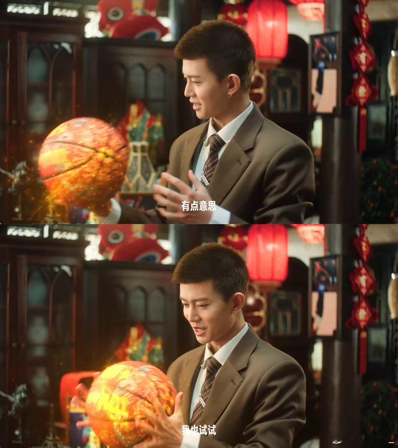 任嘉伦打球已经进化成这样了吗任嘉伦的NBA贺岁片也太绝了吧！水墨风配篮球竞技超有