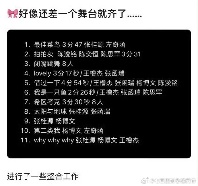 TF四代荣耀之战合作舞台 TF家族荣耀之战合作舞台名单，有你期待的吗？ 