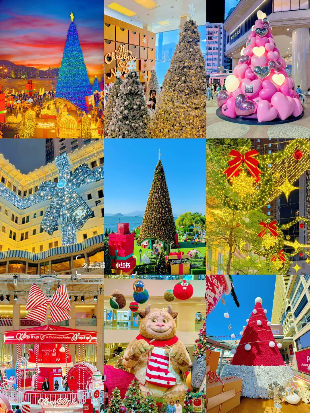1天走完9️⃣个香港圣诞打卡地🎁保姆级路线‼️