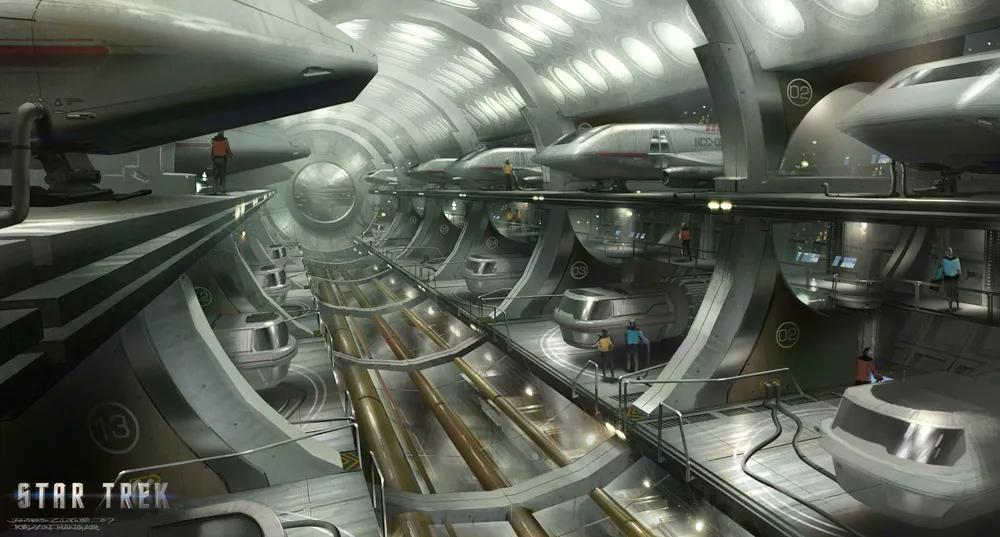 星际迷航概念插画设计，作者： Ryan Church, James Clyne 