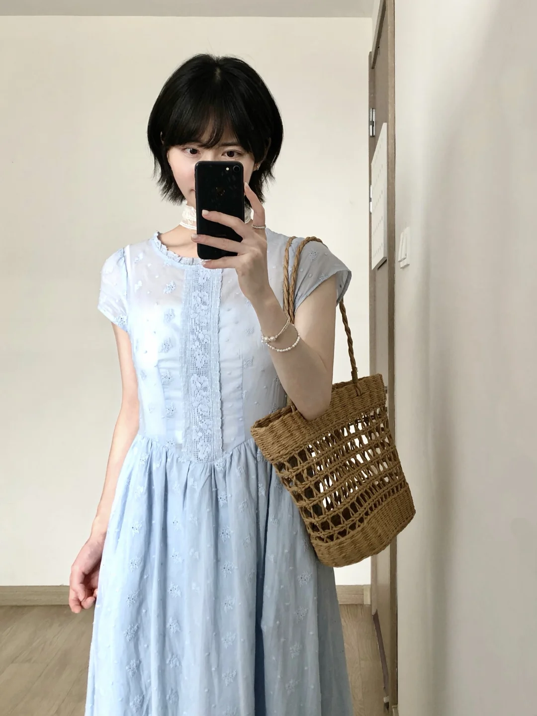 夏日氛围感的蓝色小裙子～🩵🪴