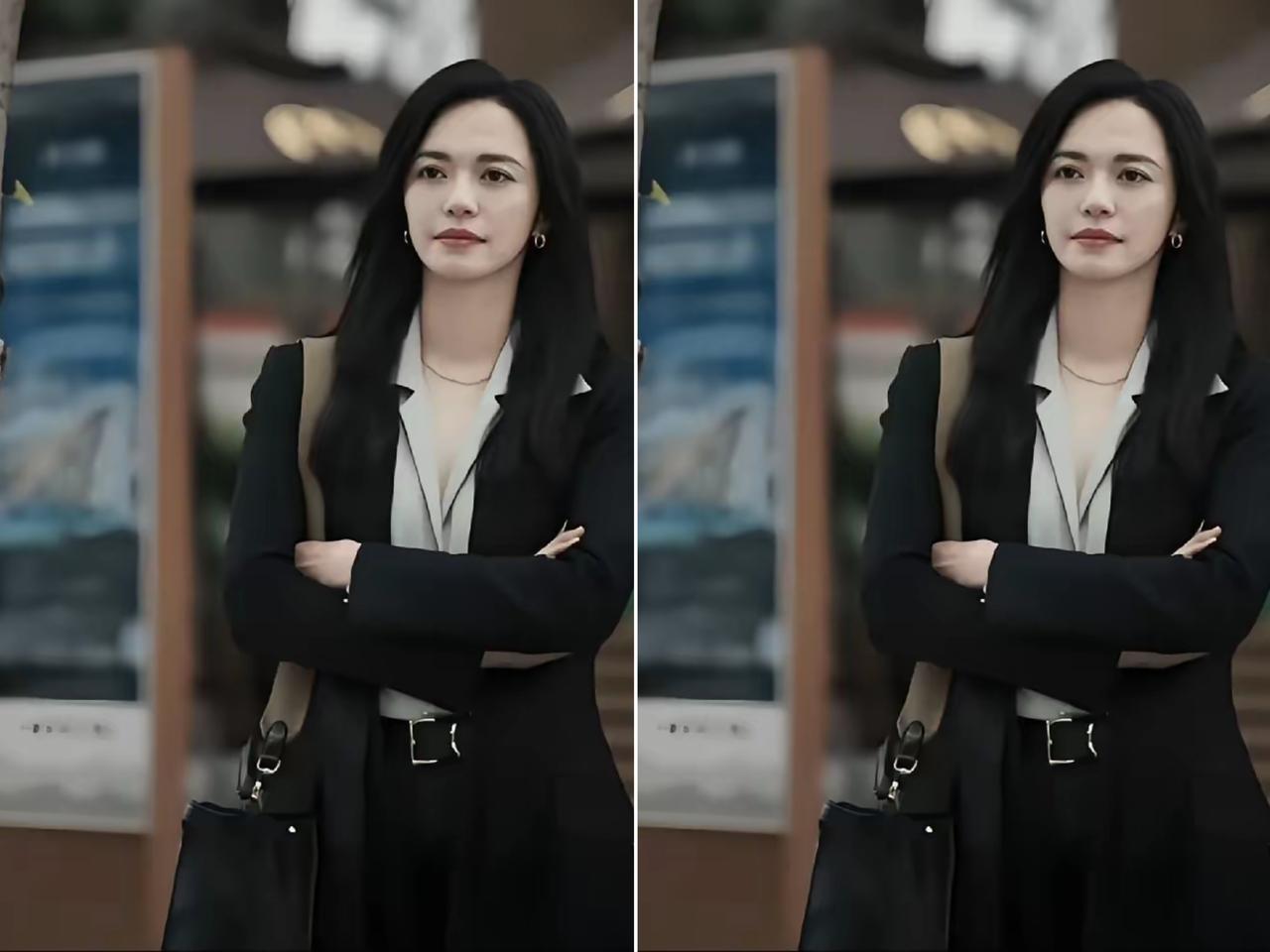 面相这东西真藏不住性格，
不信看姚晨，一说一个准。
大嘴的女人向来气场足，
有主