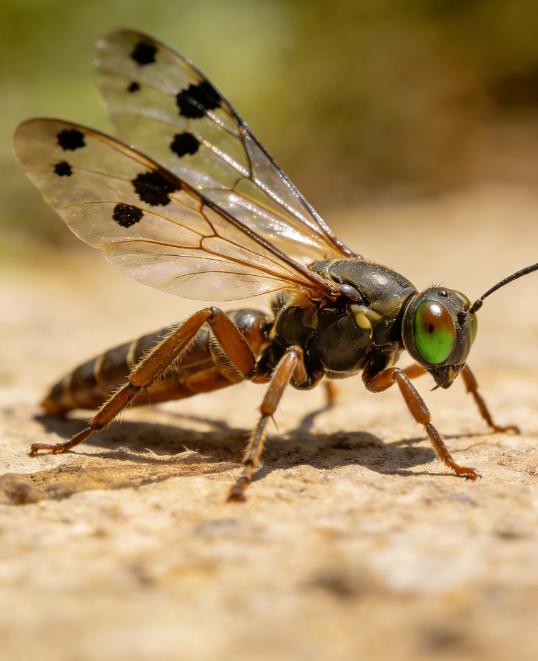 品读《山海经》496——《海内北经》大蜂，朱蛾

原文：
大蜂，其状如螽（zho