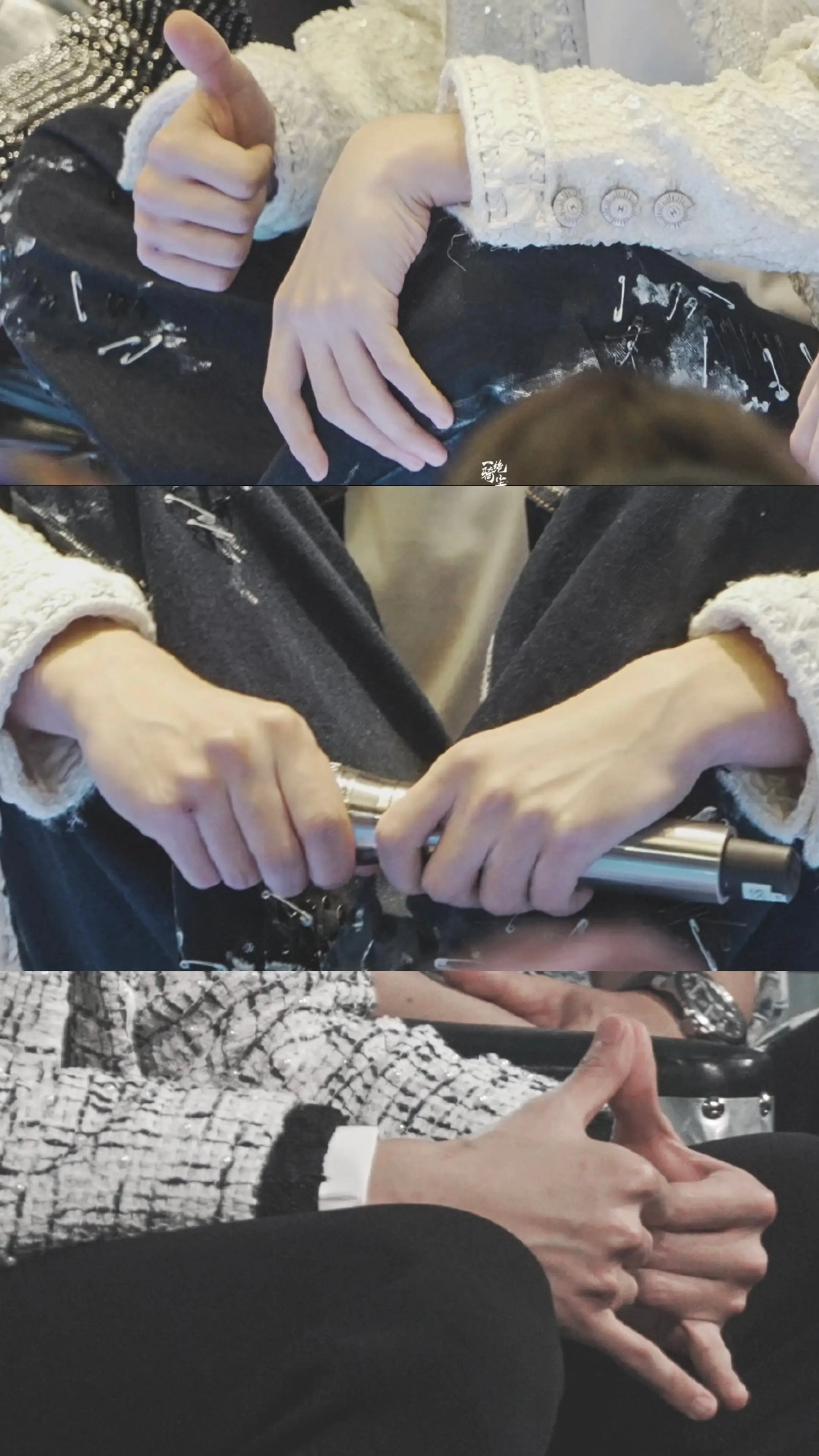 👀这谁的手 好好看💚。我博哥的手曾经也是白白嫩嫩细细长长😂