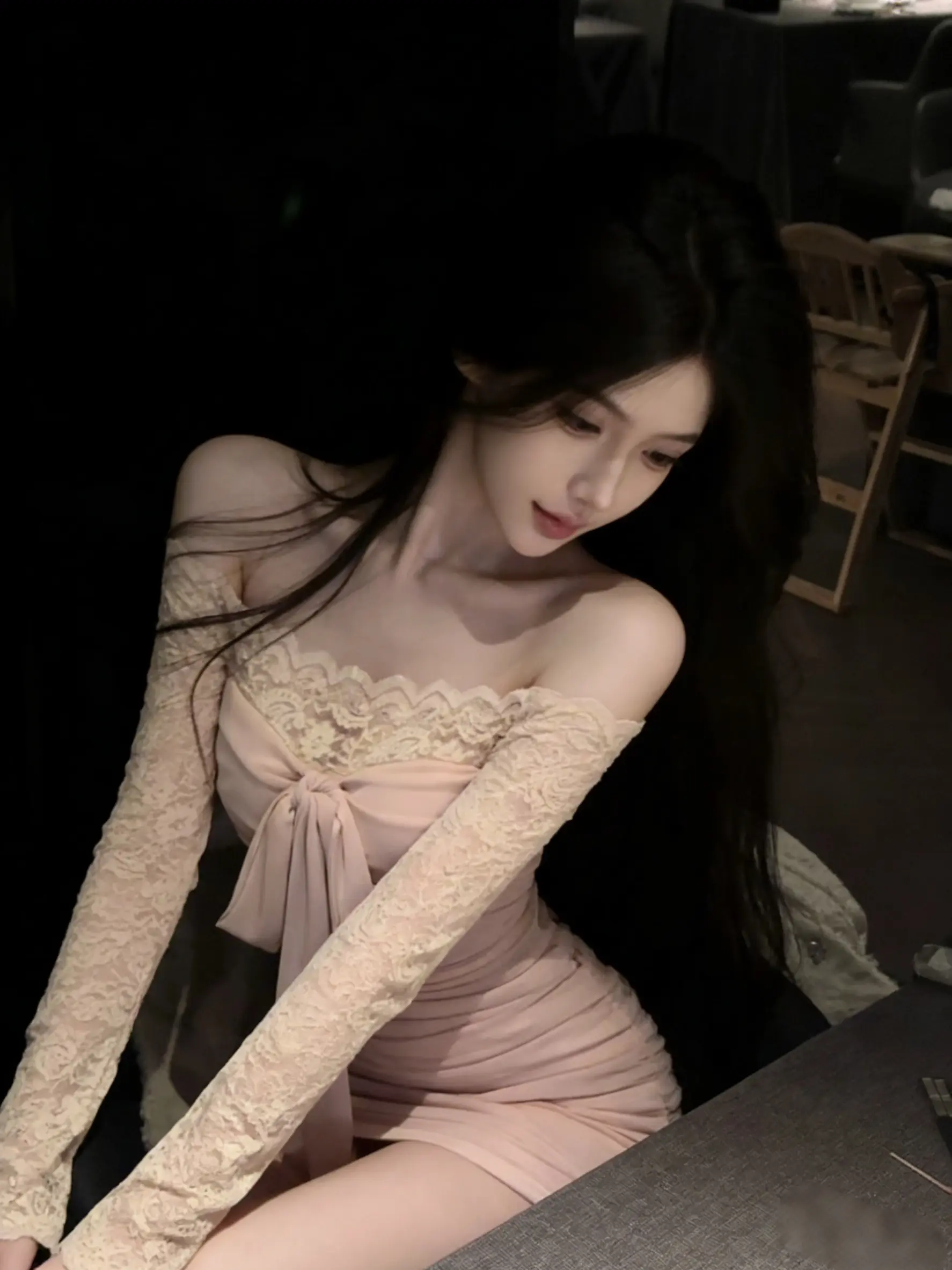 纯欲风穿搭 无法拒绝温柔感小裙子 软妹裙 蕾丝连衣裙 御姐控