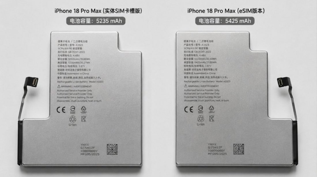 苹果史上最大电池iPhone 17 Pro Max的续航据说是史上最顶，那么iP