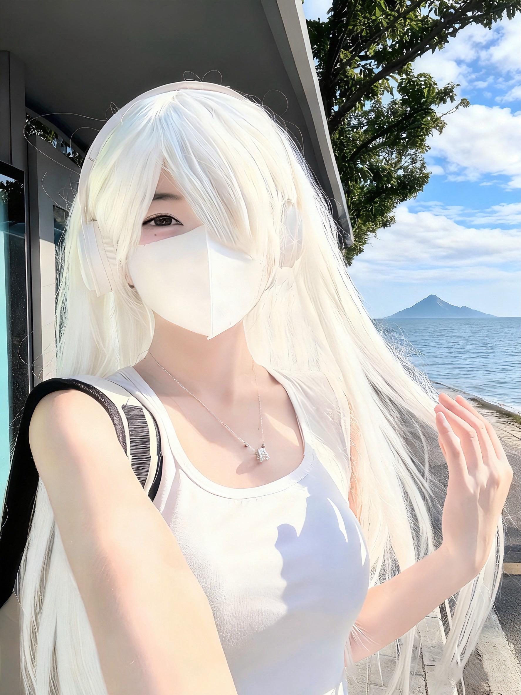 太好了 是白毛！