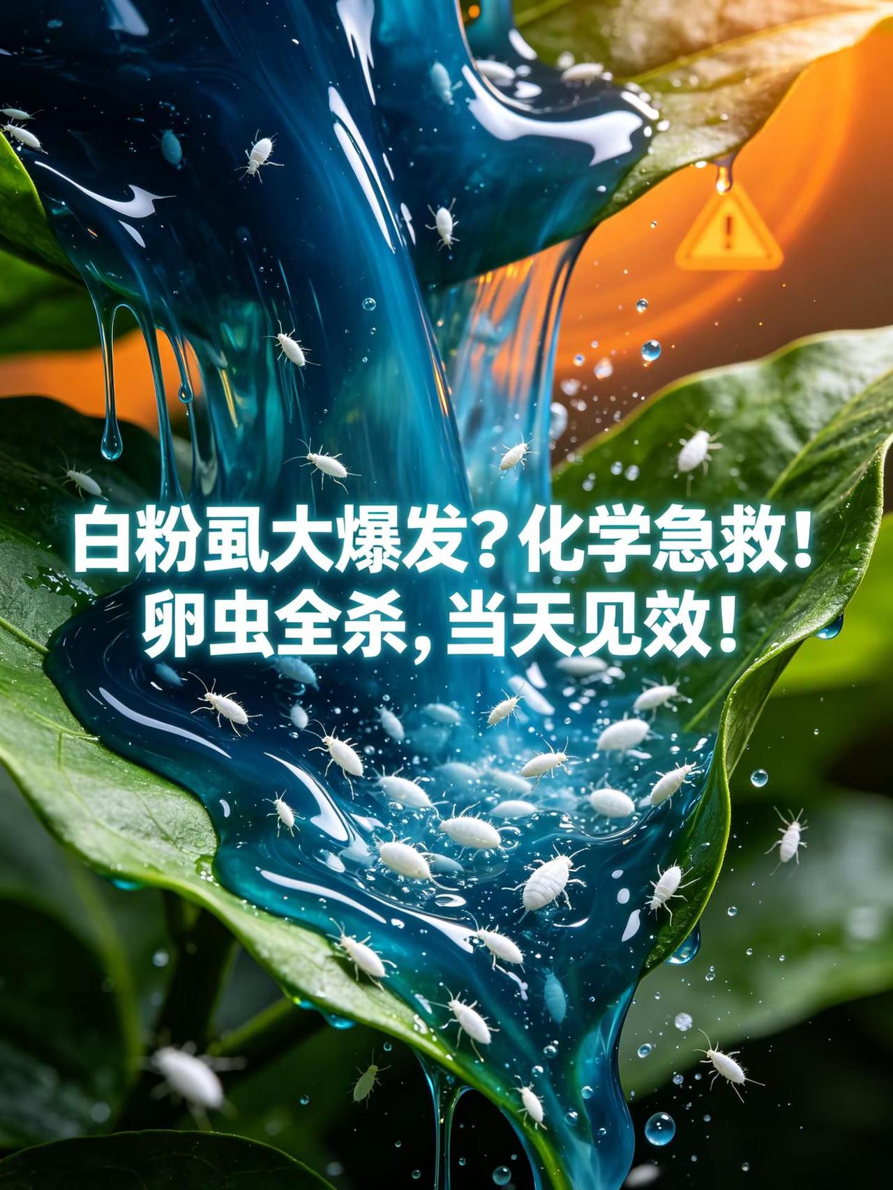 白粉虱大爆发？化学急救！卵虫全杀。白粉虱 大爆发