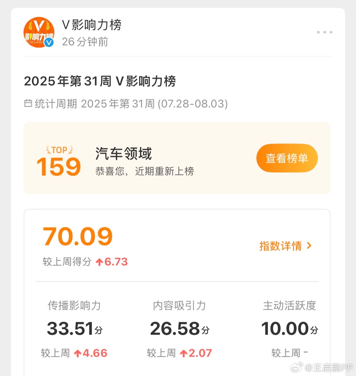 重新上榜是啥意思啊，前两天不是刚发了，咋又来个新的[允悲] ​​​
