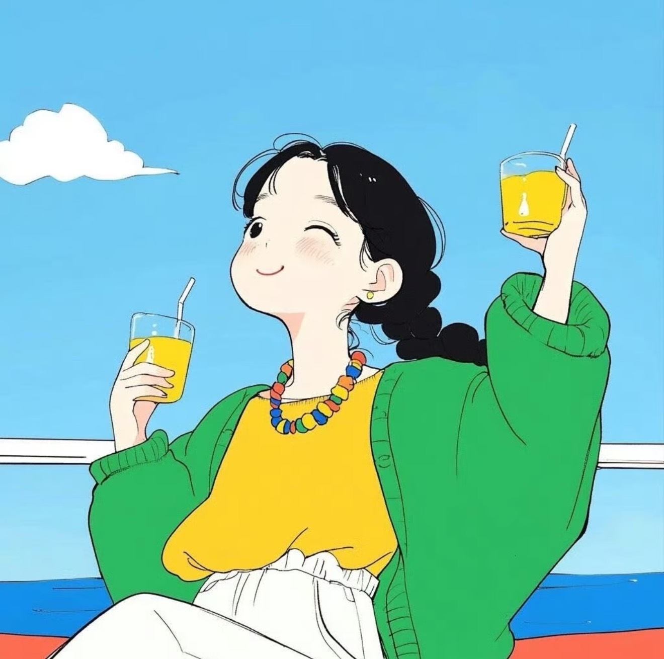 🌈开启元气满满的一天好运派送，见者皆喜今日愉快