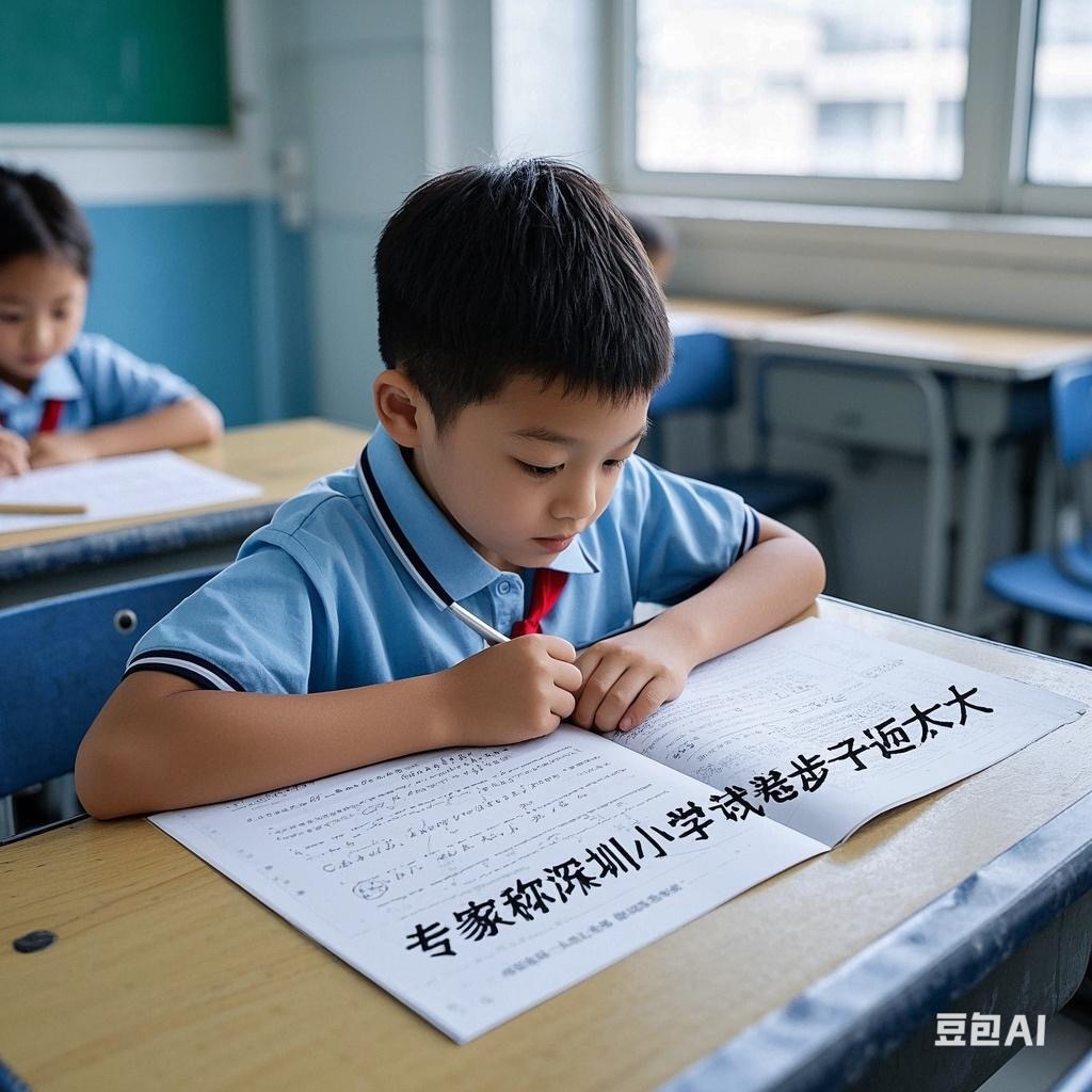 专家称深圳小学试卷步子迈太大 深圳南山区小学四年级数学期末试卷因难度大、阅读量高