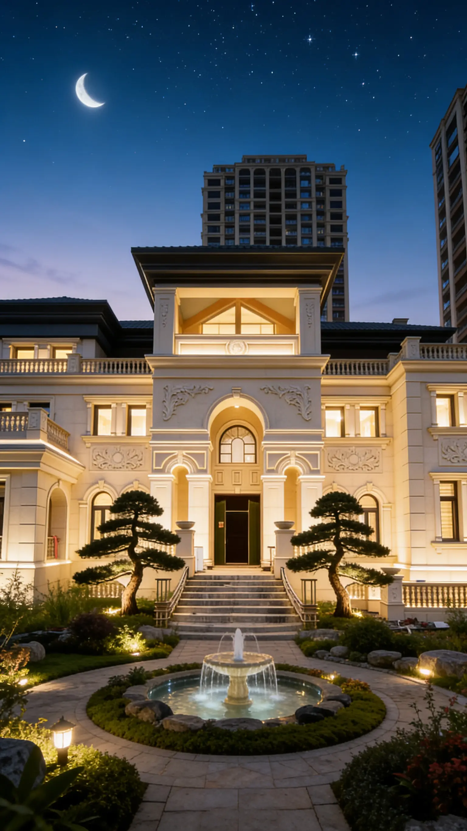 传世大宅。为什么高档别墅外墙都是用的石材干挂？因为石材的质地坚硬，纹理...