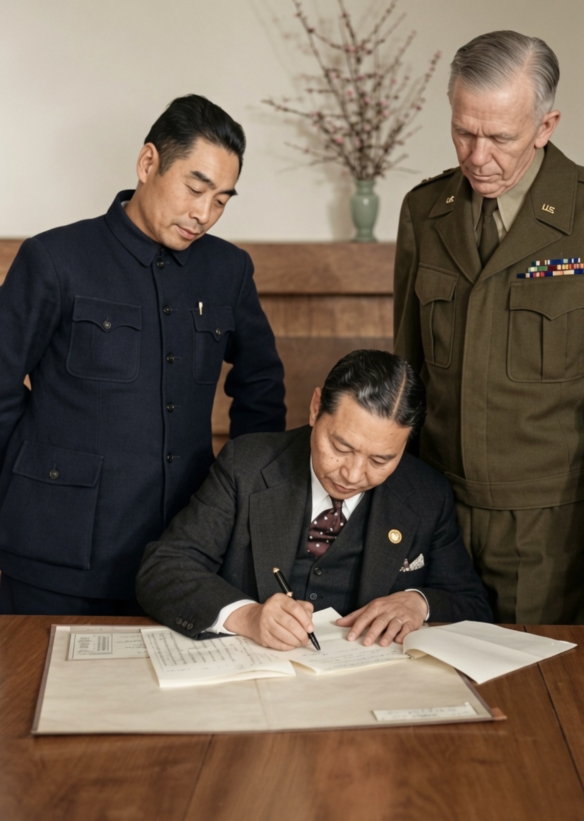 1946年1月，周恩来在重庆。