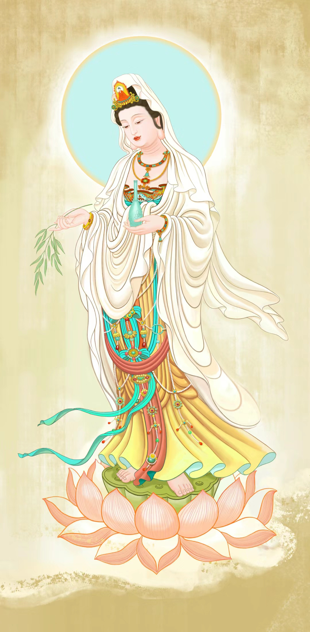 观音菩萨福佑，消灾解厄，人财两旺！  