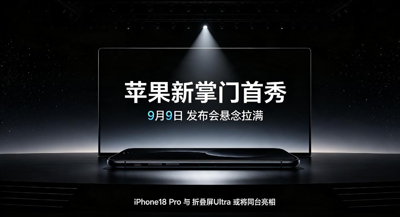 苹果新掌门首秀定档9月9日！iPhone18 Pro和折叠Ultra要同台亮相？