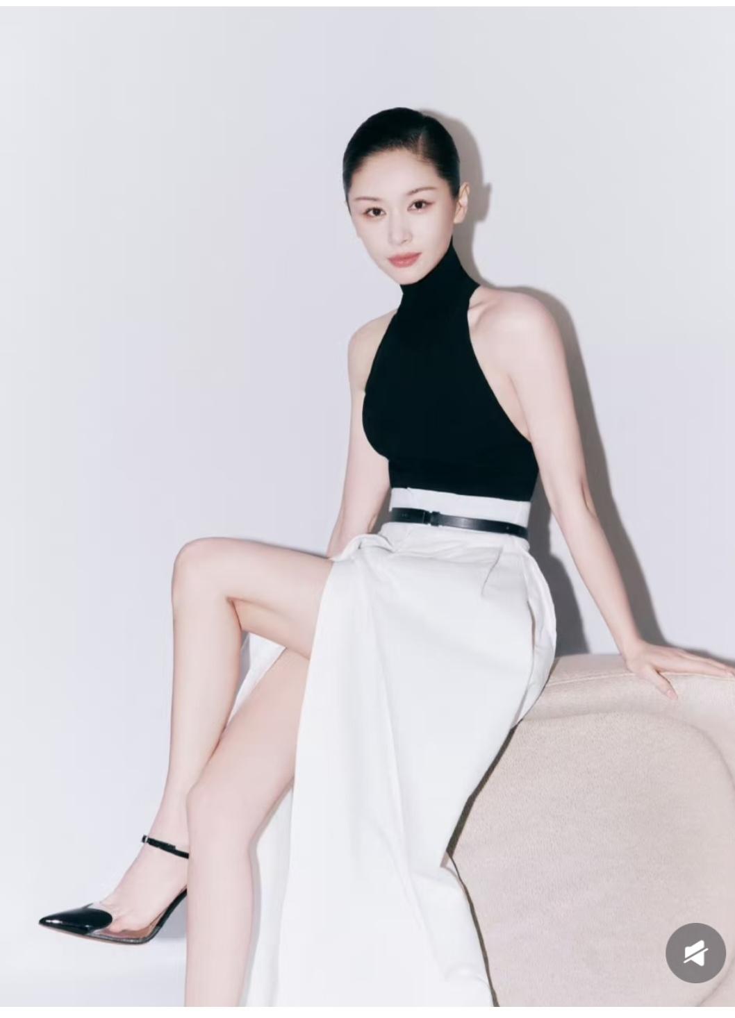 王子文，美的高级，美的没有瑕疵。