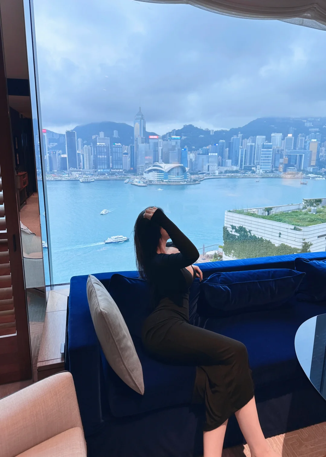 早起阴天☁️香港瑰丽All black look 🇭🇰