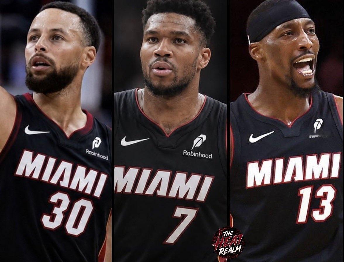 NBA 热火在等不到詹姆斯后，开始朝着库里幻想了詹姆斯加盟76人