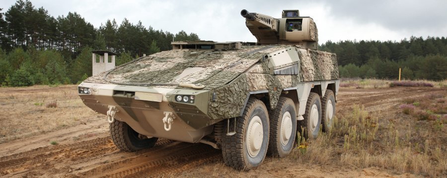 莱茵金属确认乌克兰将接收BOXER RCT30 一款8x8 轮式步兵战车，它将 