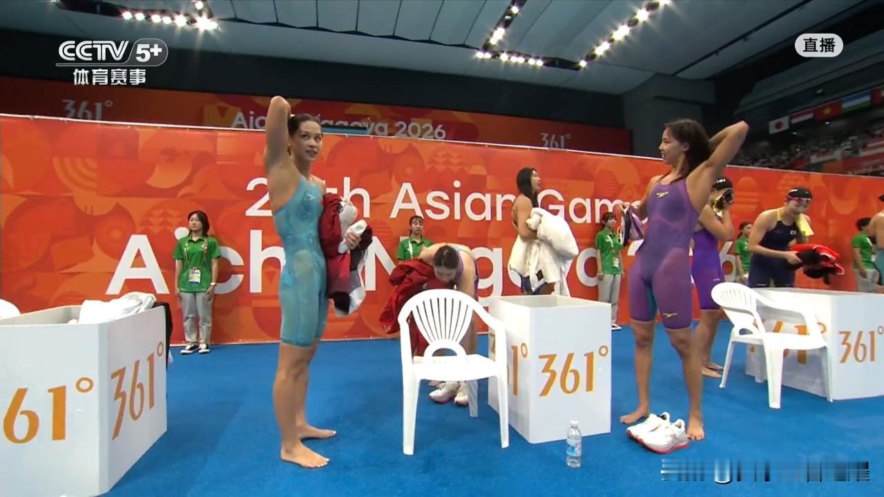 随着女子4×100米混合泳接力中国队夺冠，中国游泳队结束了亚运赛程。
本届亚运会