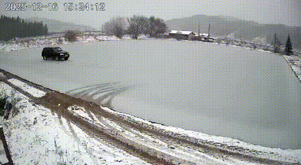 不作死就不会死！
这个季节不是最冷，那户外的冰冻的也不是最厚，这司机居然有这么大