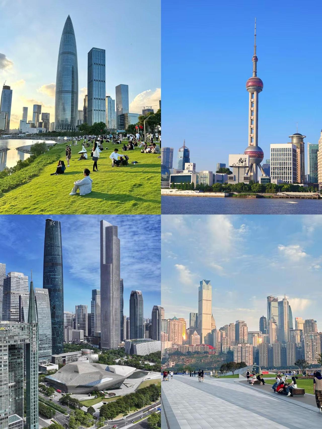 南方地区四强城市！南方 上海 深圳 重庆