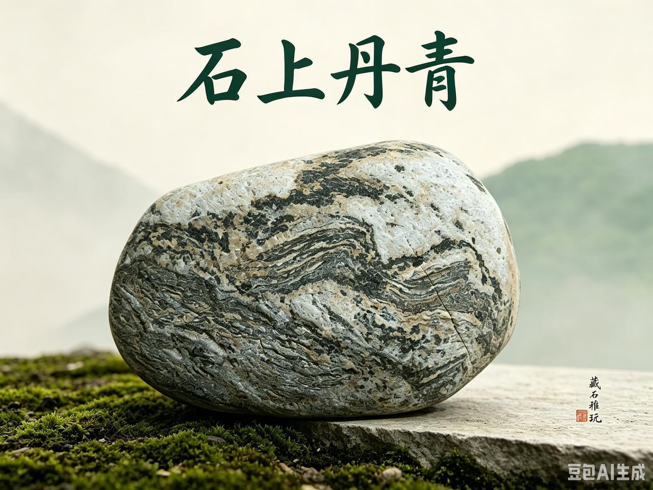 《石上丹青》