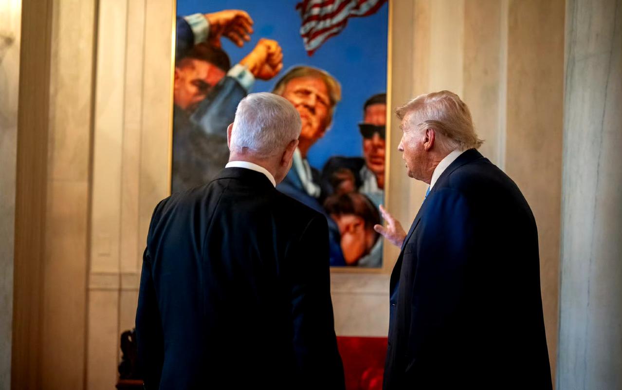 特朗普说，并非以色列将他拖入战争，甚至可能是他推动以色列动手。 ​​​