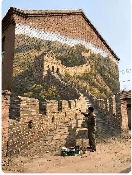 绝了！吴承言这手笔，谁看了不愣
 
上次一幅天安门，逼真到让人误以为是实拍；这回