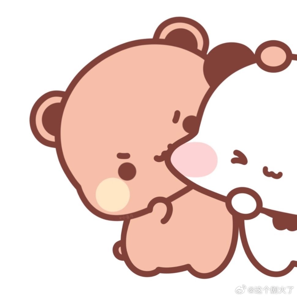 可爱情侣头像。新年迎喜番