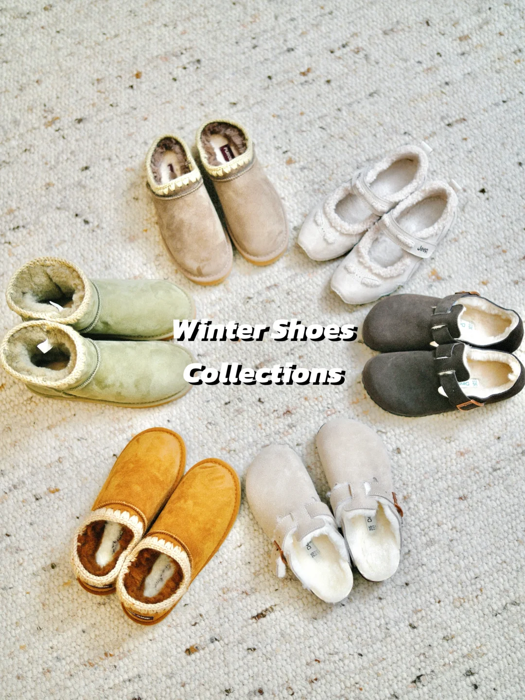 冬日保暖毛毛鞋｜脚感舒适软糯又百搭🧦