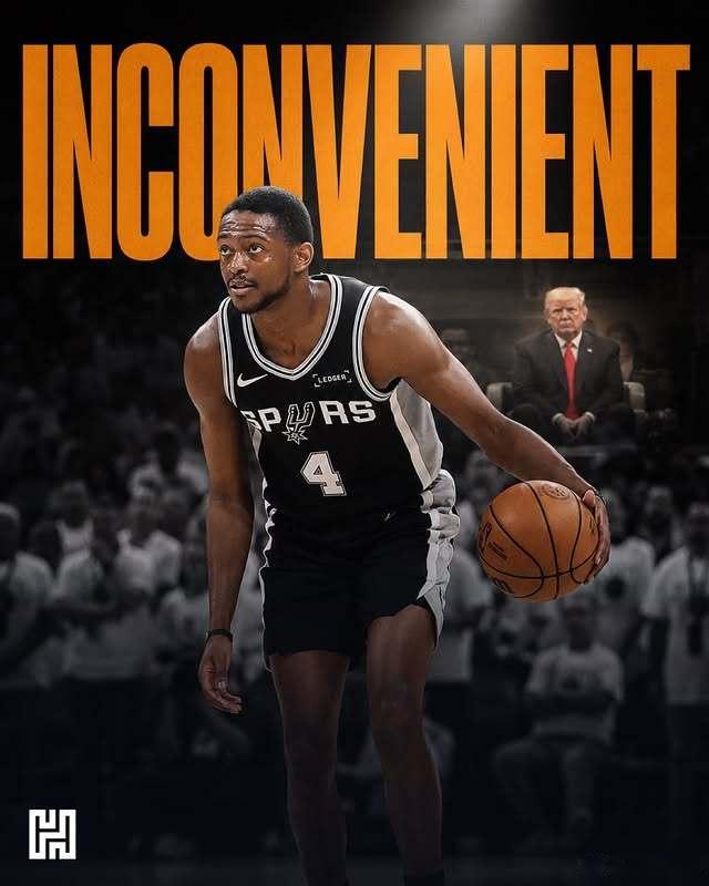 马刺队后卫福克斯谈及因总统特朗普出席今晚NBA总决赛G3，球队必须经历的所有额外