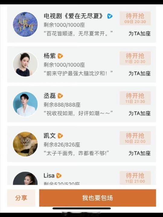 爱在无尽夏包场孟子义百花杀爱在无尽夏包场支持孟子义百花杀 《爱在无尽夏》剧组包场