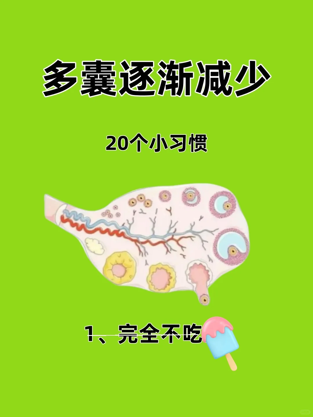 你还不知道吗，多囊逐渐减少的20个小习惯