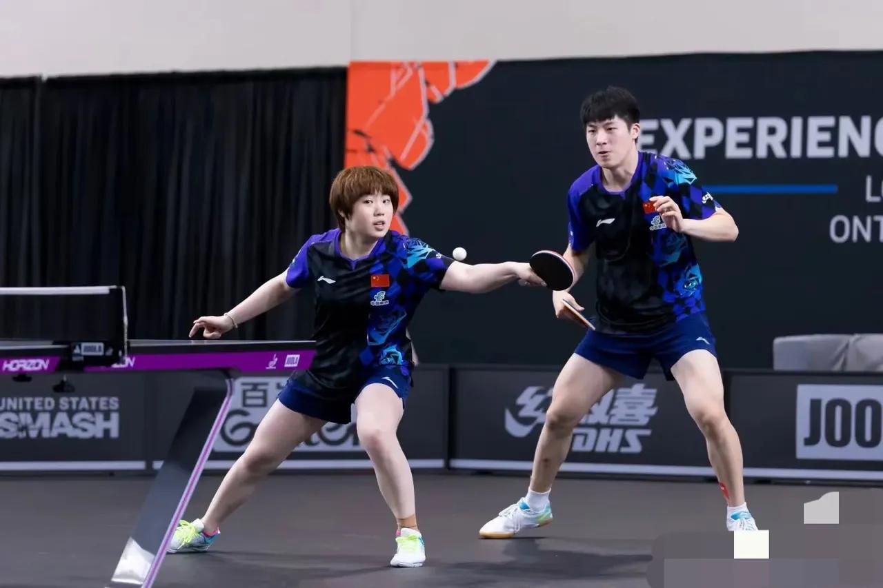 7月3日WTT美国大满贯混双半决赛，蒯曼/温瑞博1一3申裕斌/林钟勋挑战失败，1
