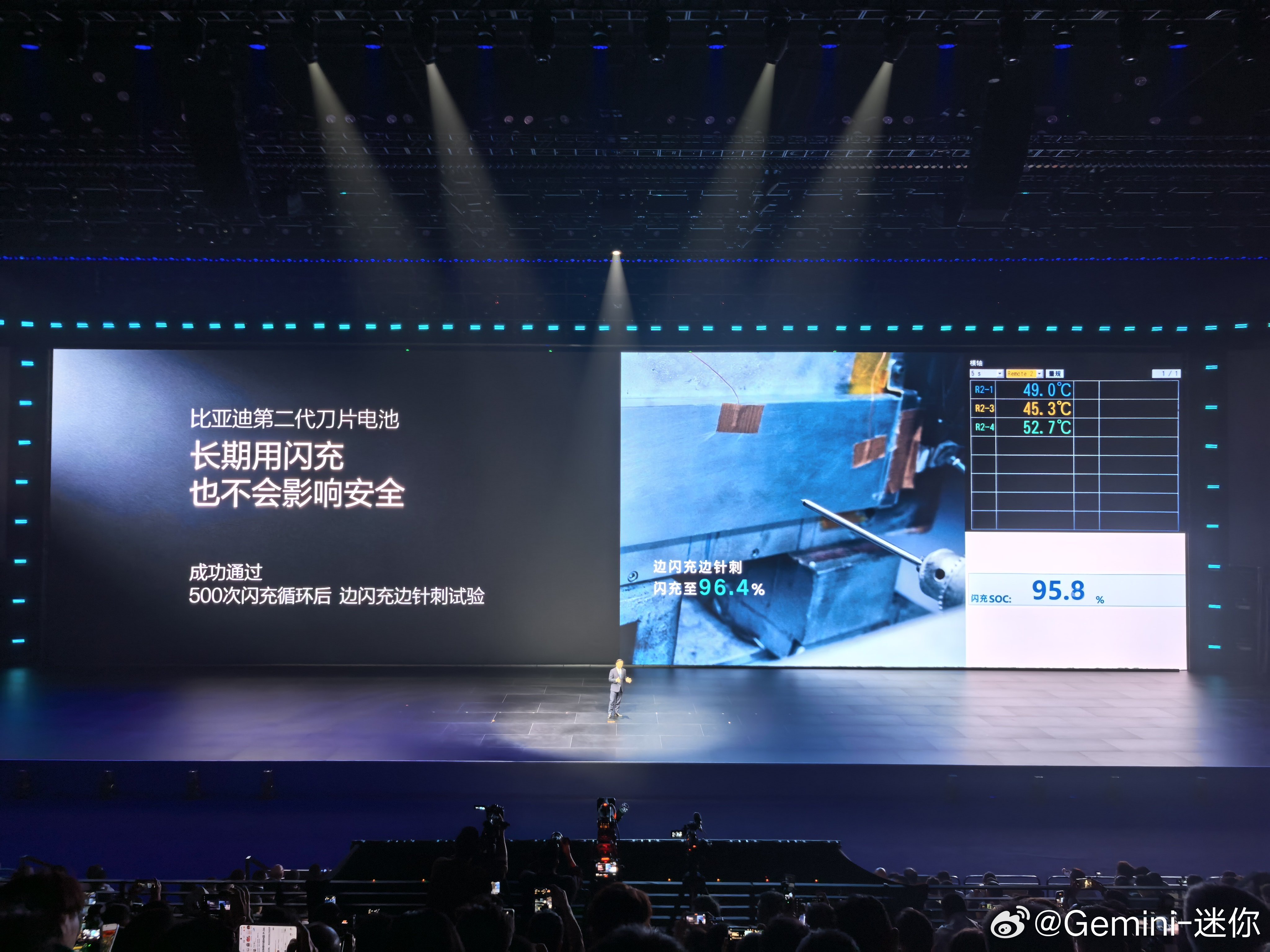 沃日，比亚迪这么狂边闪充边针刺也可以，500次闪充循环通过针刺国标1节短路，比亚