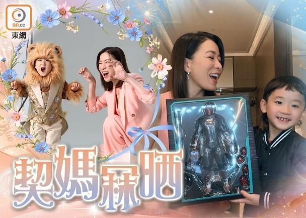 【On.cc】佘詩曼買禮物回贈契仔　合體陳山聰囝囝Jaco互餵冧爆視后佘詩曼（阿