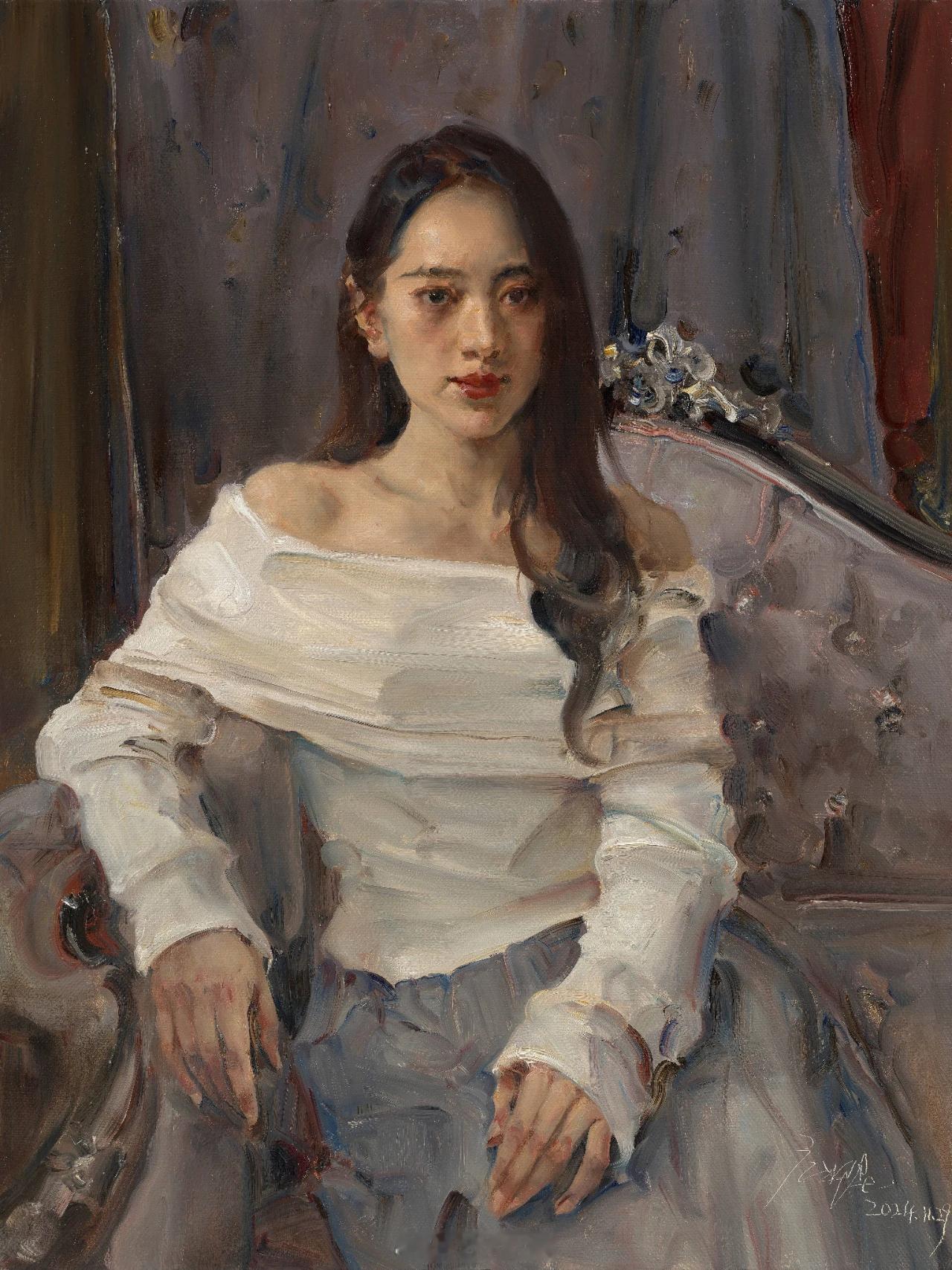 庞茂琨人物油画作品欣赏 