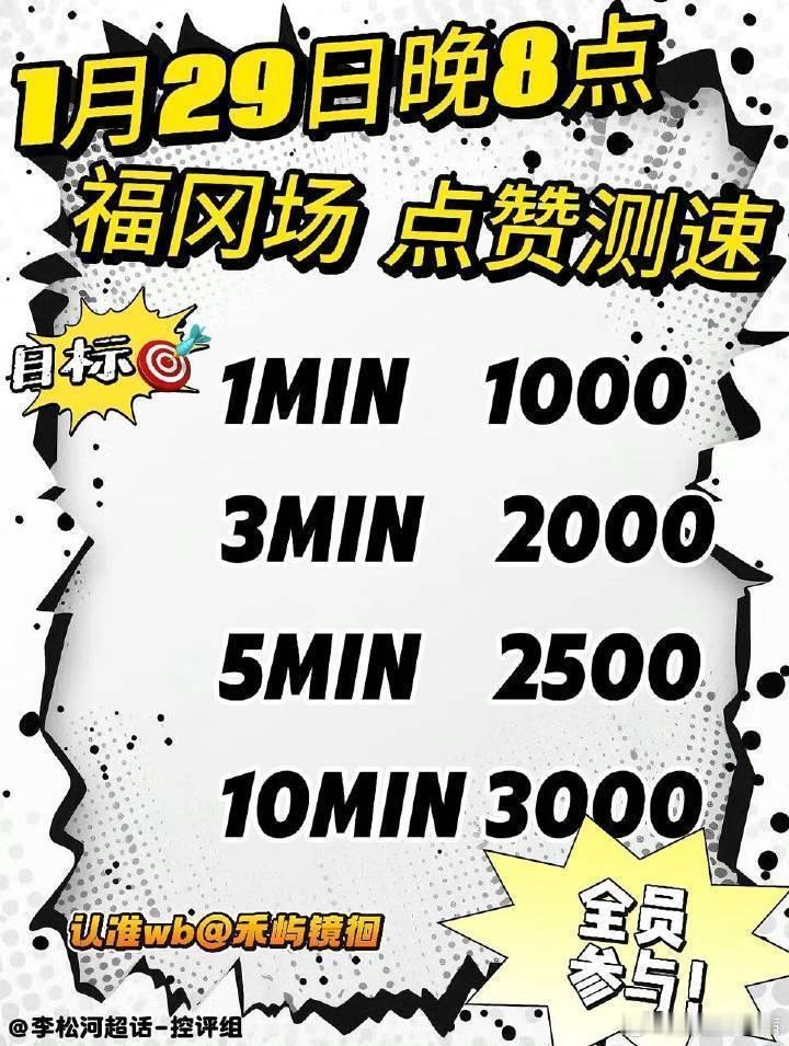 宝宝们不要忘记今晚八点测速！！！还有半小时 