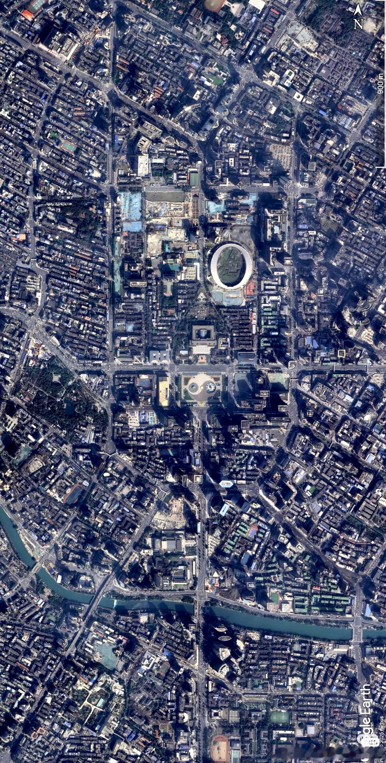 成都市高清卫星图