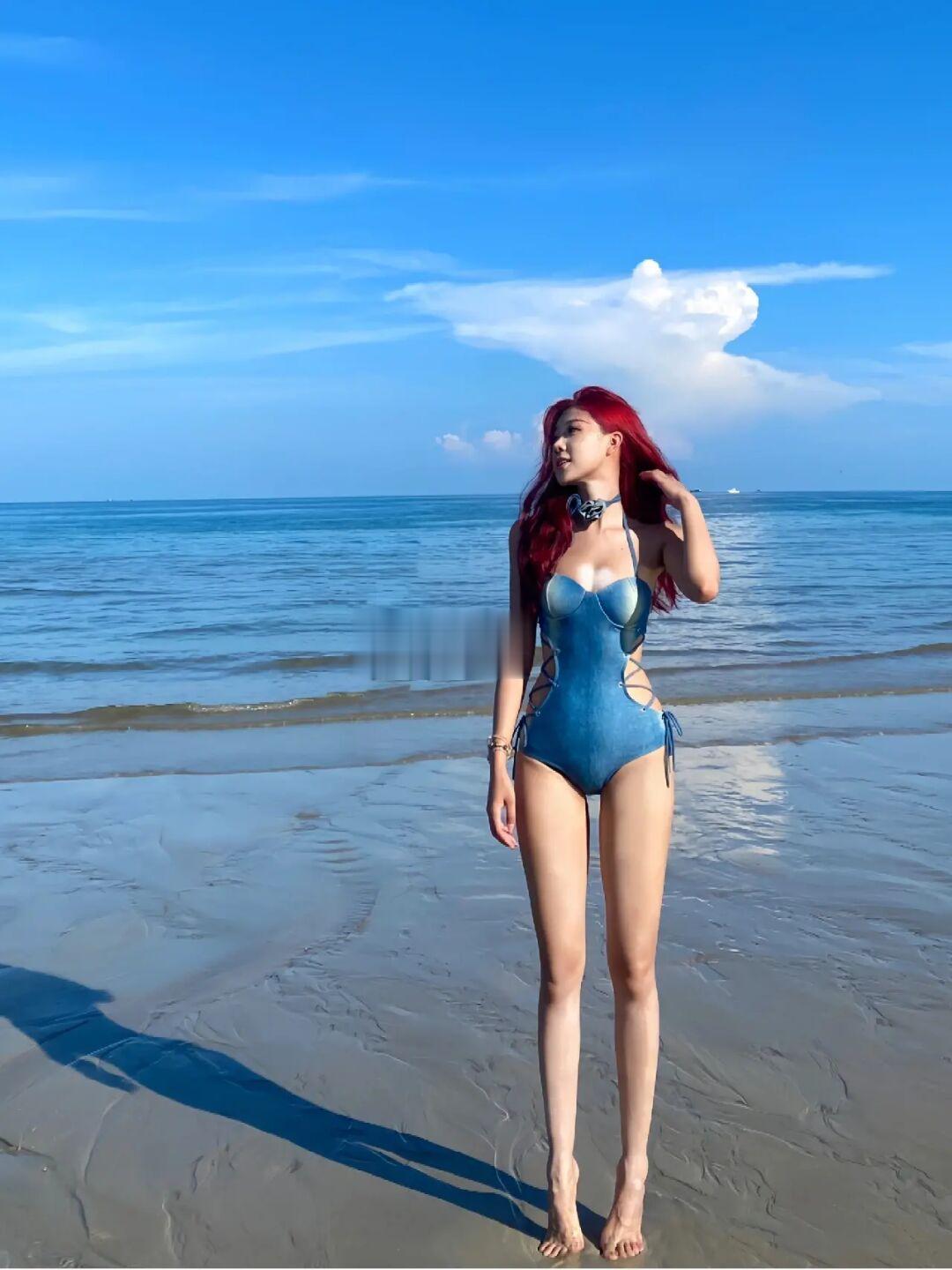 朋友说我像刚上岸的小美人鱼🧜‍♀️
