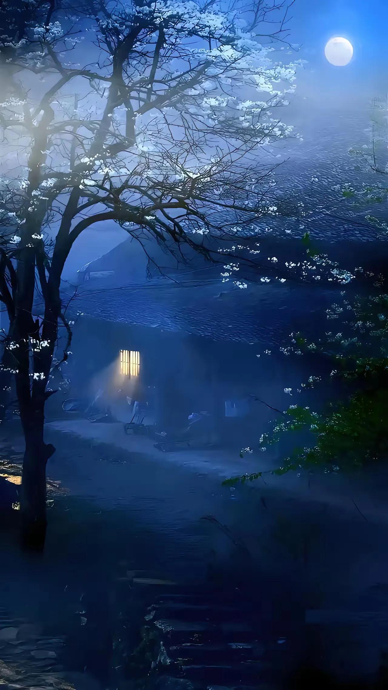 上联：清淡素雅秋夜月；
下联：？？？