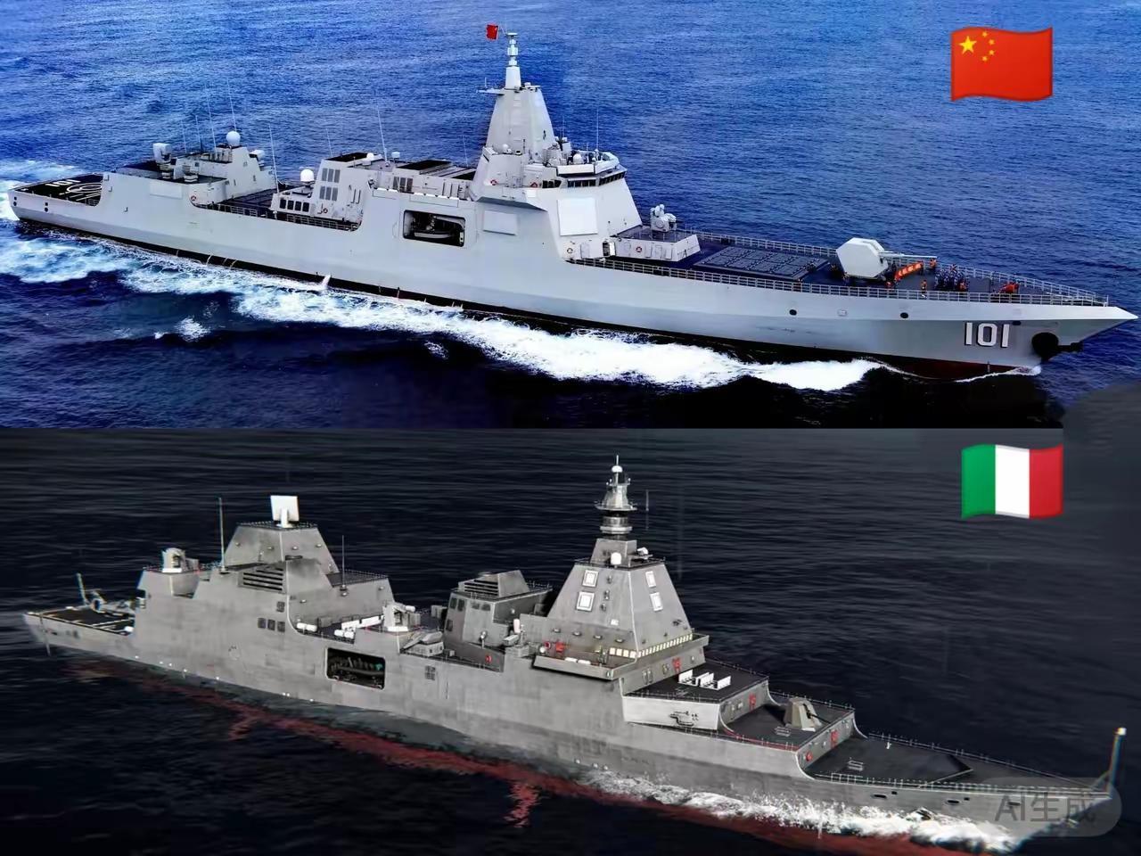 欧洲各国制造军舰大业，现在基本上都是雷声大雨点小，倒是意大利笔耕不辍，不断推陈出